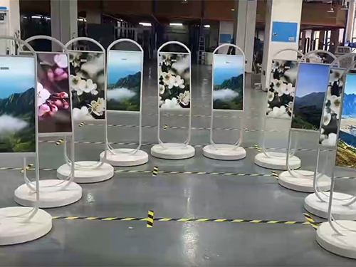电子可移动水牌工厂实拍